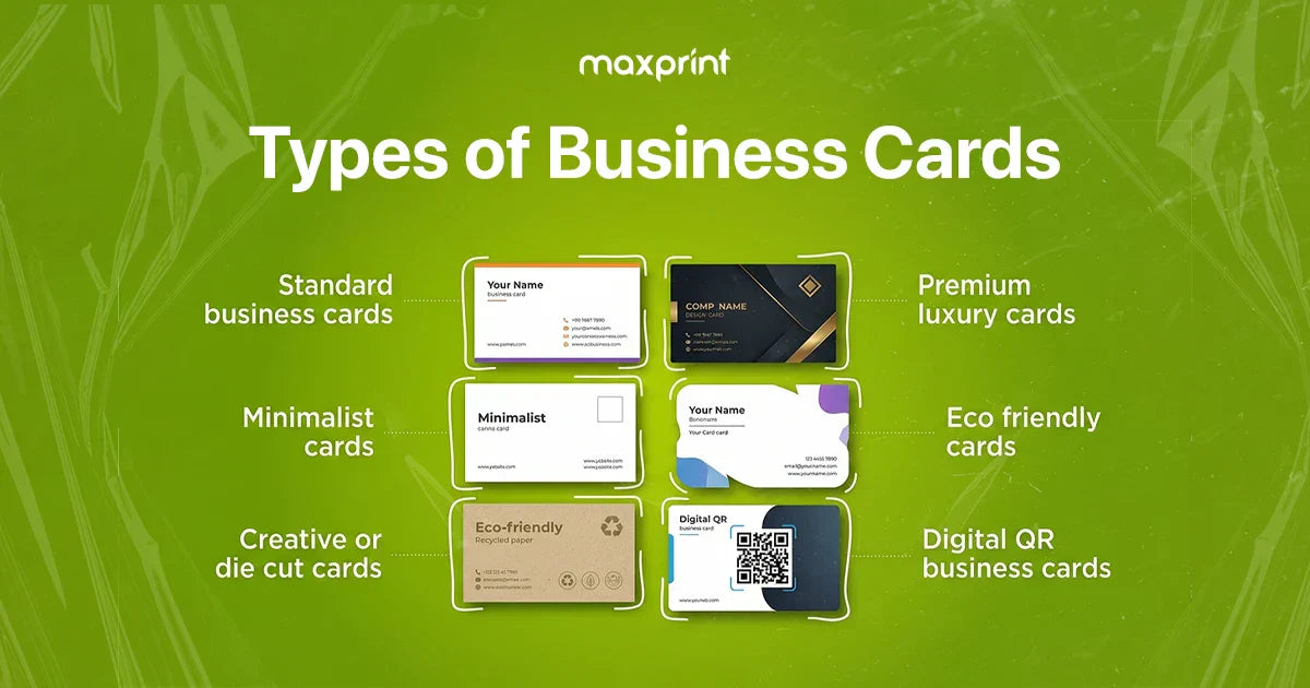Types of Business Cards