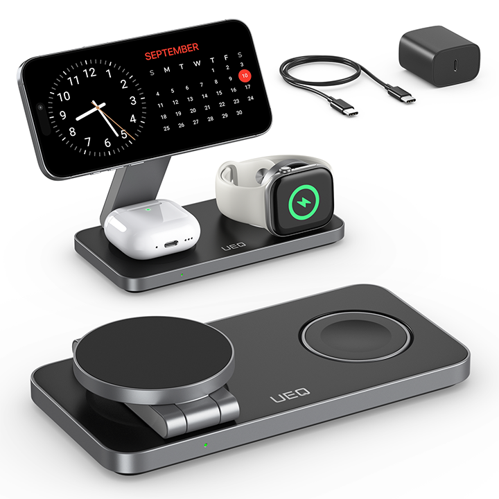 Foldy — Compact 3-in-1 MagSafe Charger