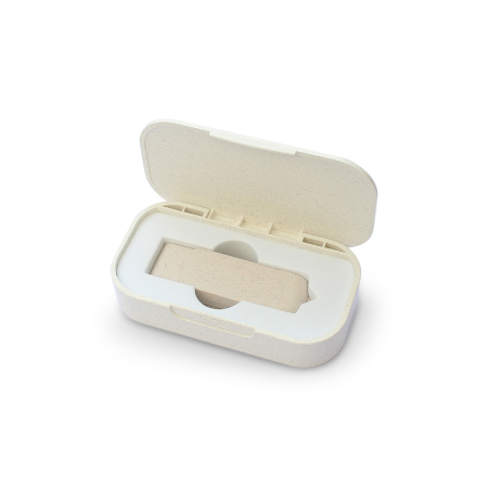 Wheat USB — Eco-Friendly 32GB USB 2.0 Flash Drive in Wheat Straw Case