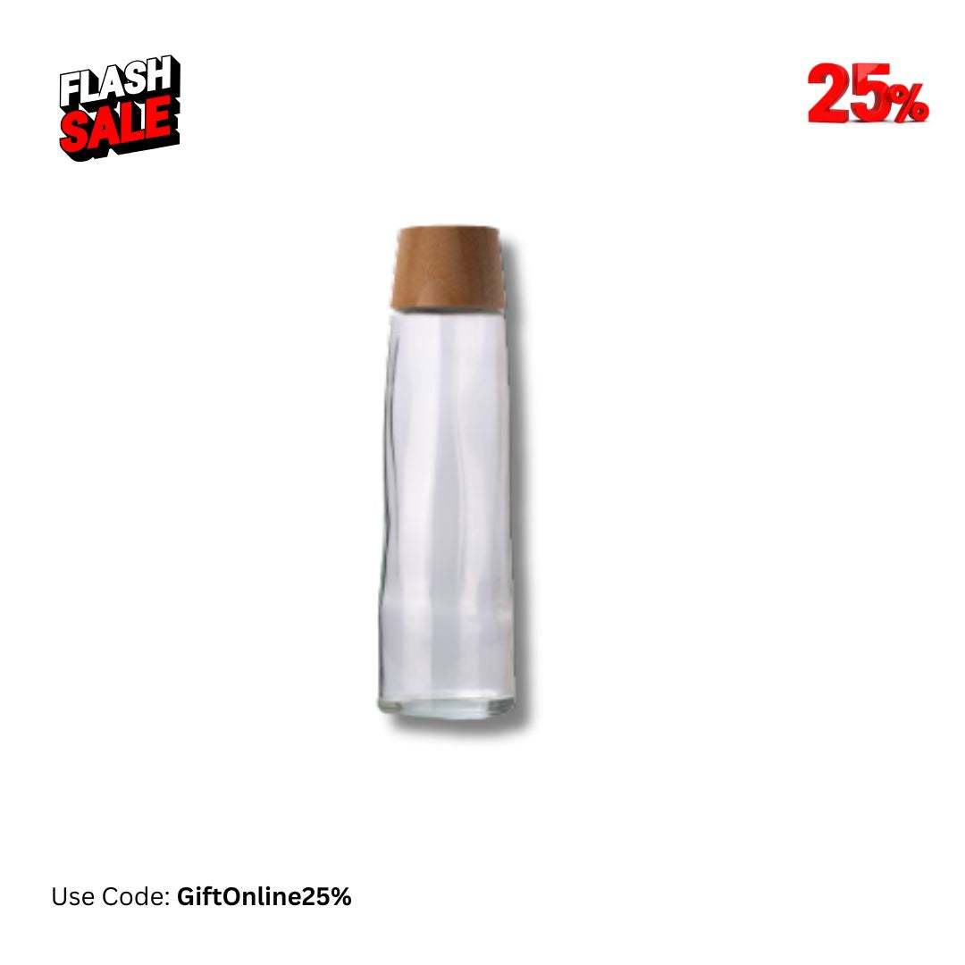 Calypso Glass — Transparent 750ml with Bamboo Lid