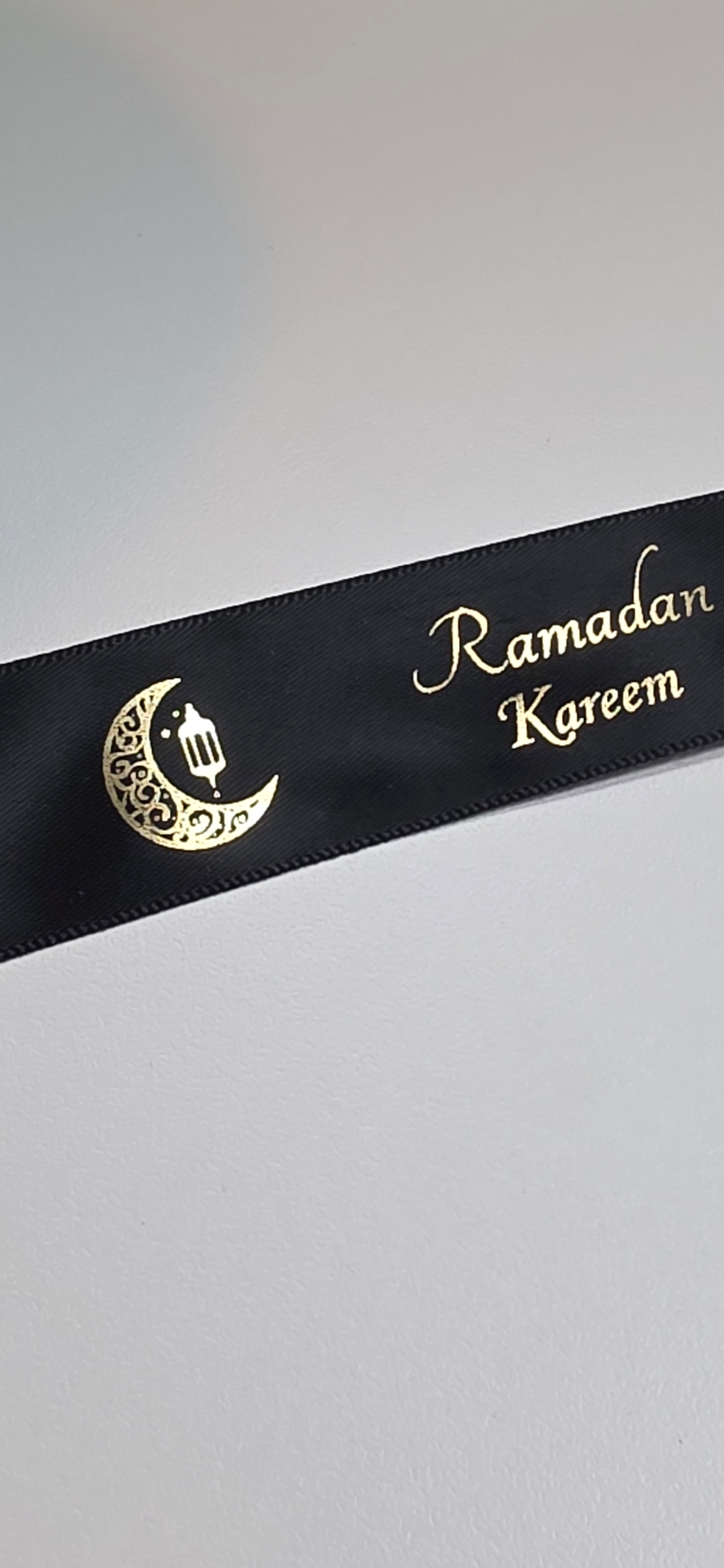 Ramadan Ribbon with Gold Foil