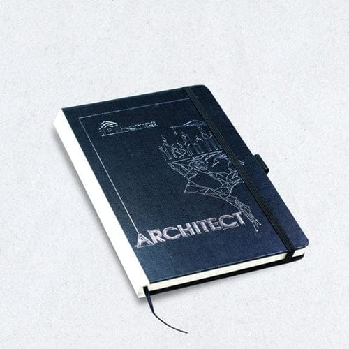 100 A5 Hard Case Notebooks, 170gsm Cover, 4-Color Printing, 3D UV & Gold Foil