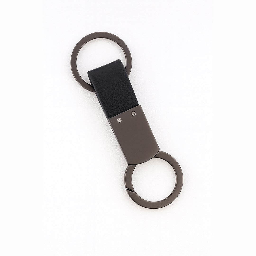 Key Keeper — Elegant PU Leather & Metal Durable Keychain