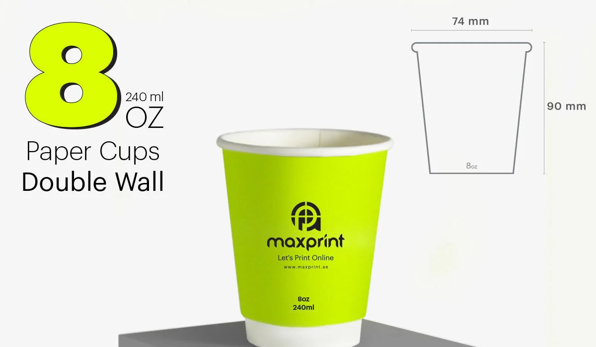 Paper Cups Double Wall 8 oz
