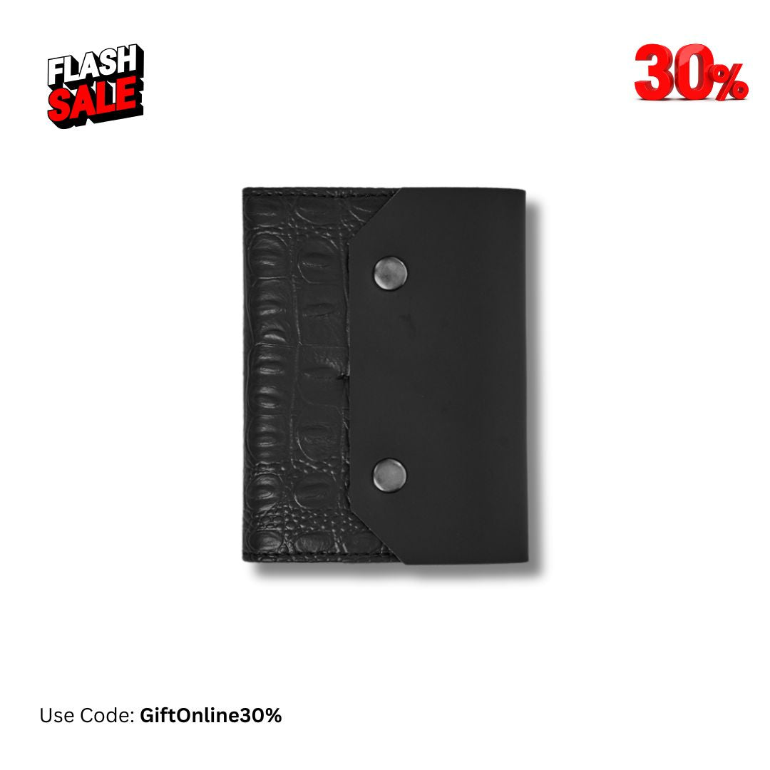 Croco Passport — Luxurious Crocodile Leatherette Passport Holder