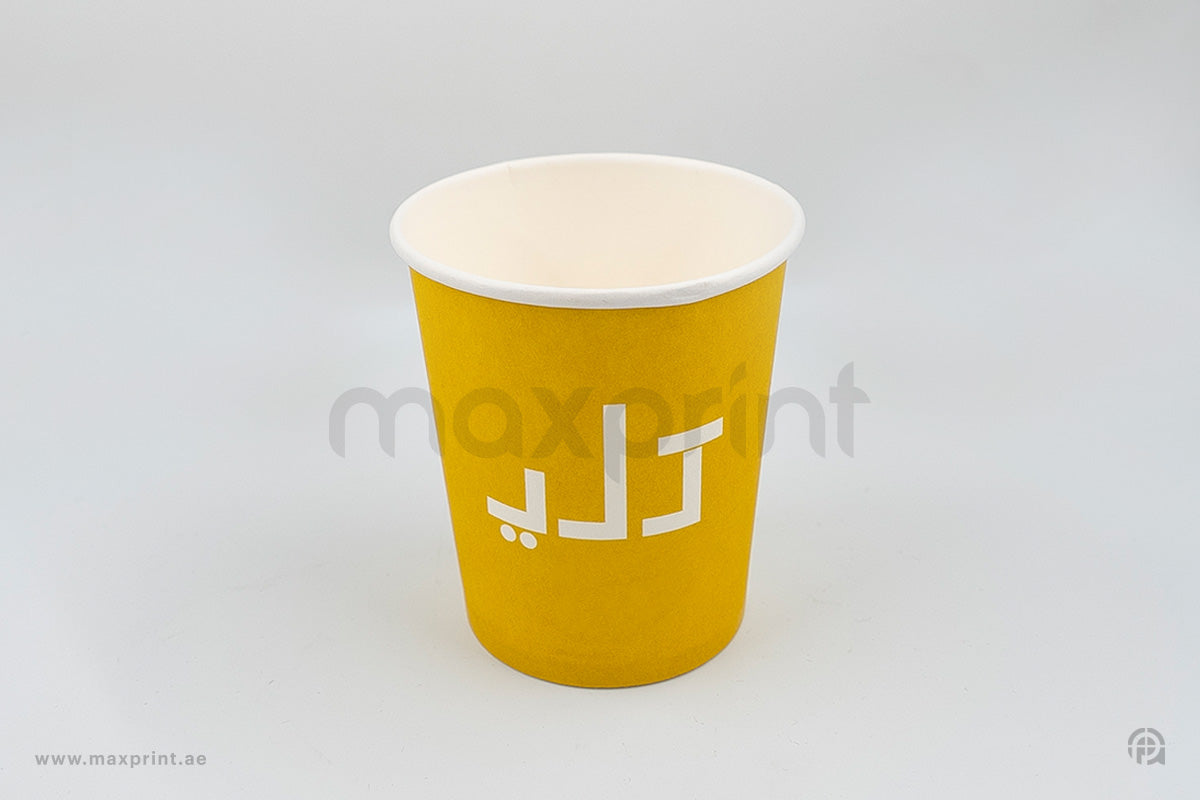 12oz single wall paper cup custom printed