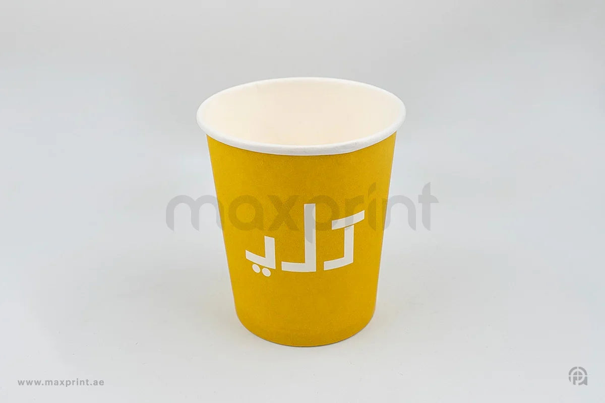 6oz single wall paper cup custom printed