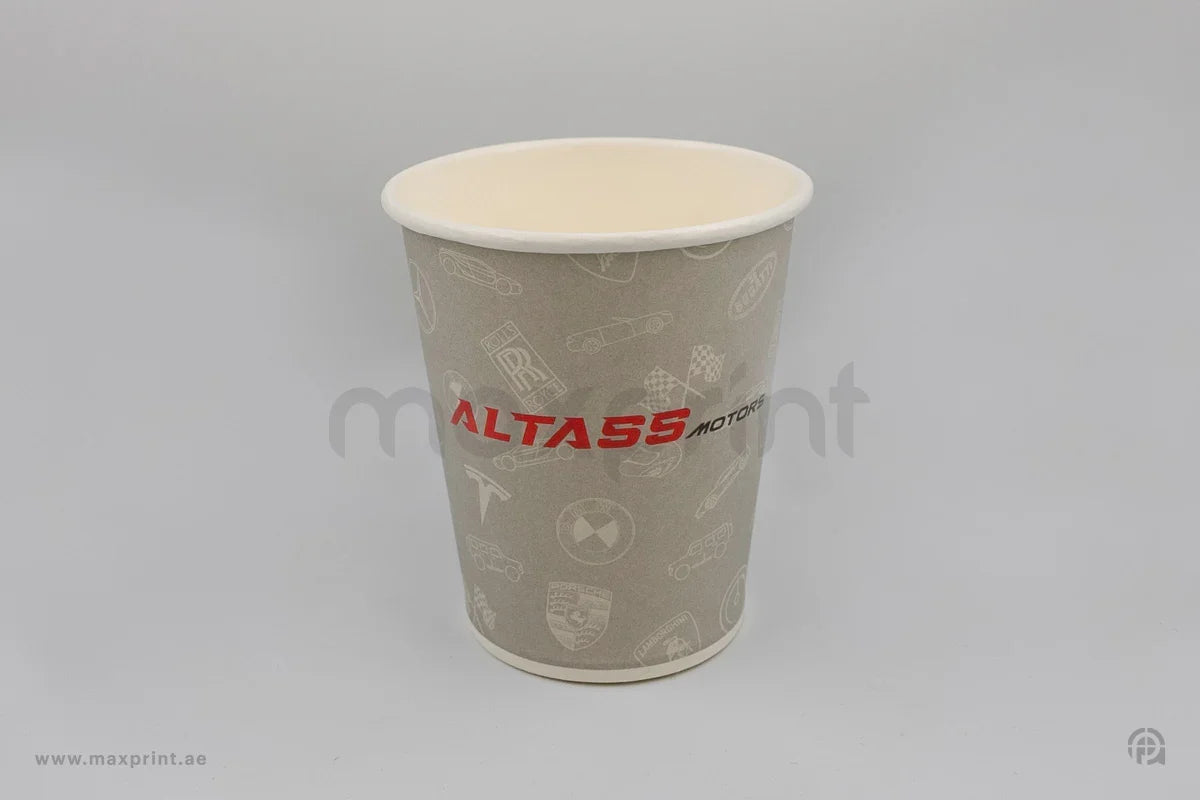 8oz single wall paper cup custom printed