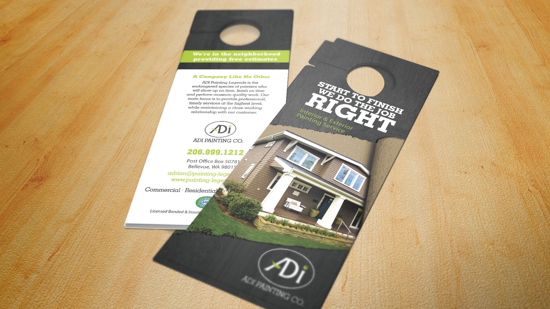5000 A4 Brochure with Diecut (Hole), Glossy Paper 170 GSM, Full Colors, 2 sides