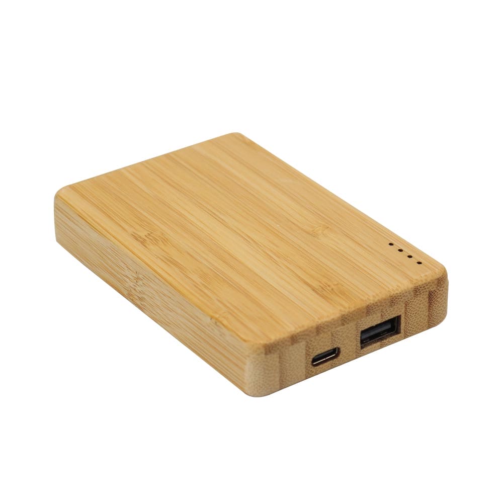 50 Bamboo Powerbank 5000 mAh Type C Input and Output