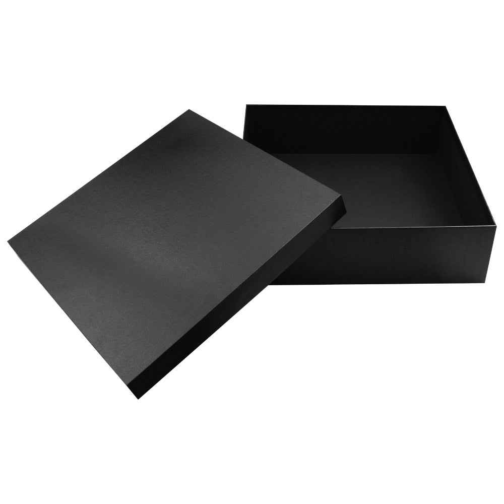 Black Plain Gift Box Size XXL Cardboard Material