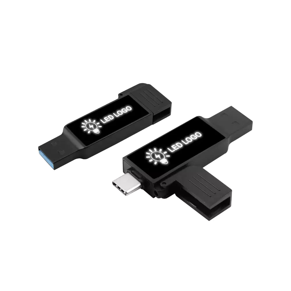 OTG USB with LED Logo 32GB V. 3.0 Type C