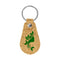 500 Cork PU Keychains with 32mm Key Ring