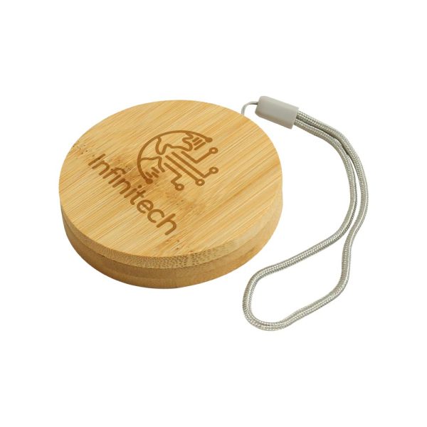 50 Multi-Charging Cable Set in Round Bamboo Case