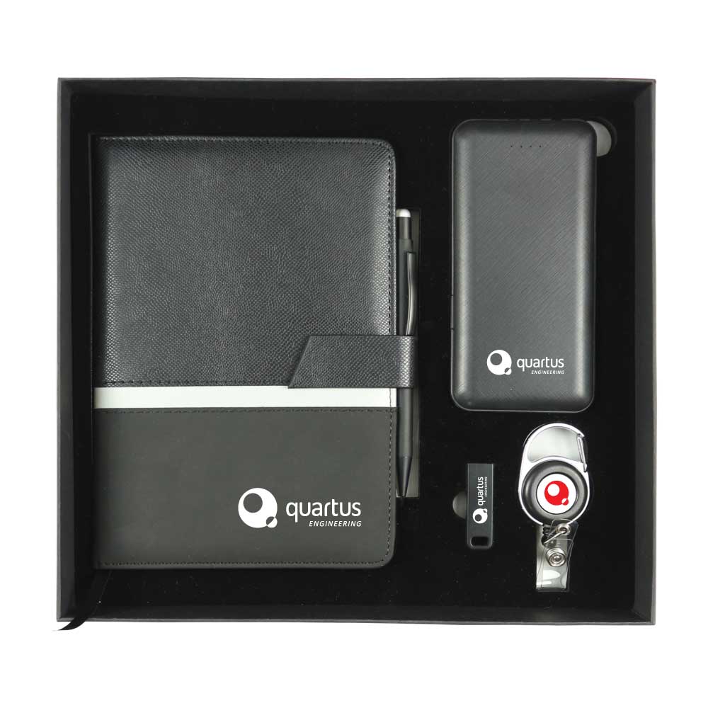 50 Promotional Gift Sets with Black Cardboard Gift Box
