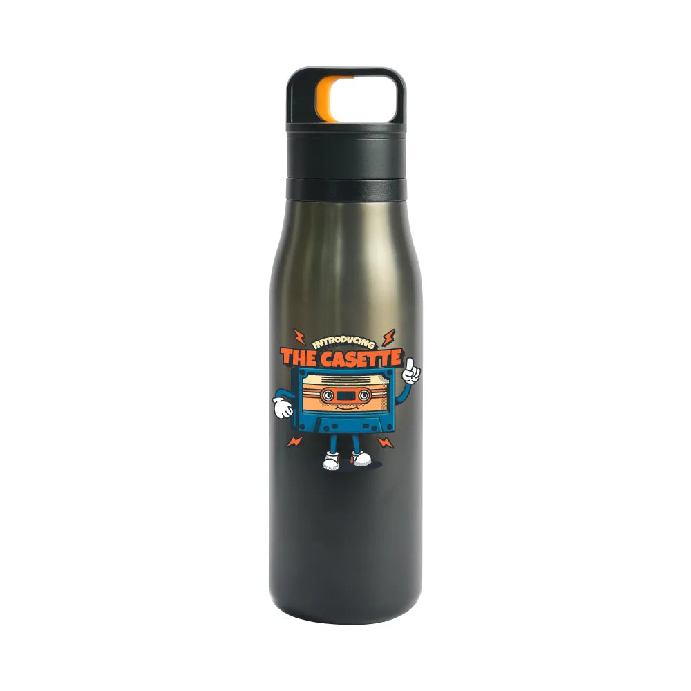 Double Wall SS Bottles with Push Button Opening – 500 ml