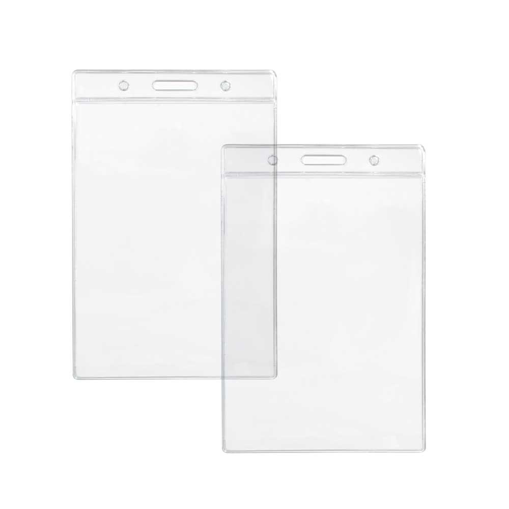 Clear Plastic ID Card Holder
