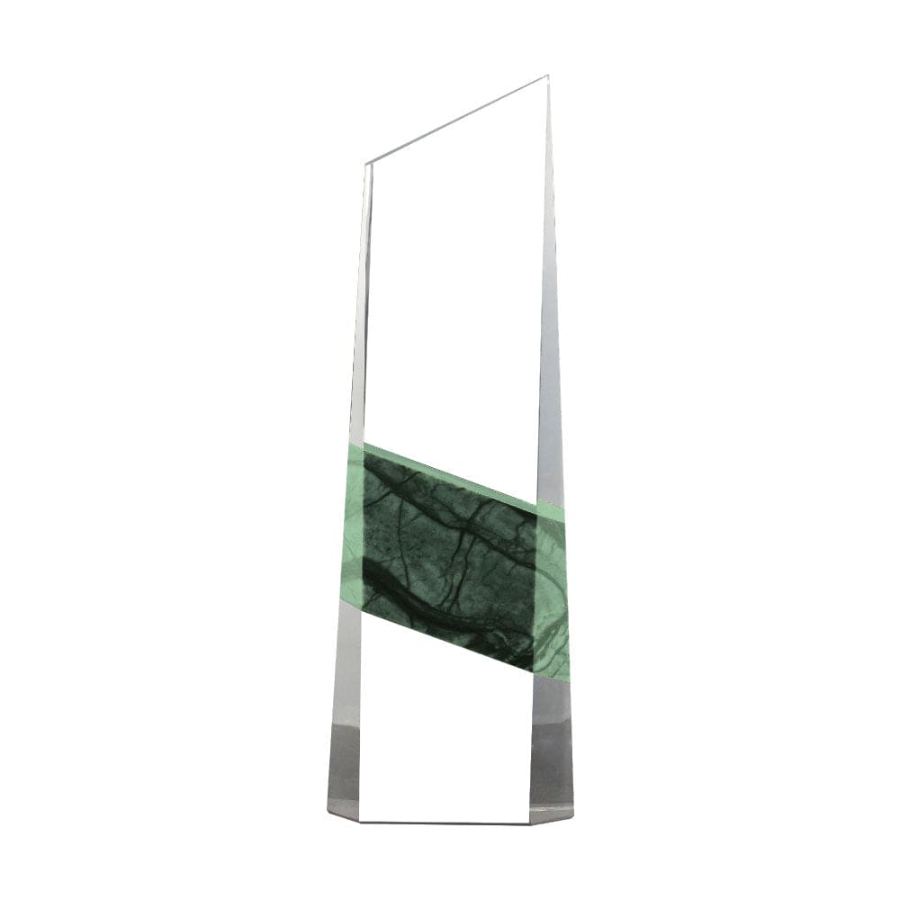 50 Vertical Crystal & Marble Awards in Box