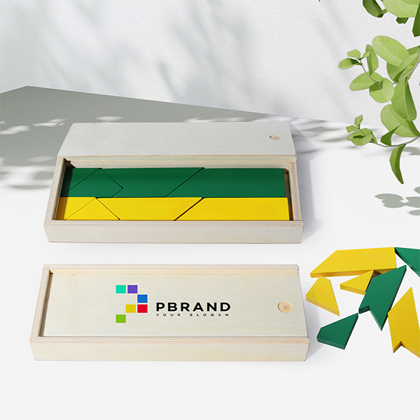 T Puzzle — Wooden Puzzle with Creative Shape Building