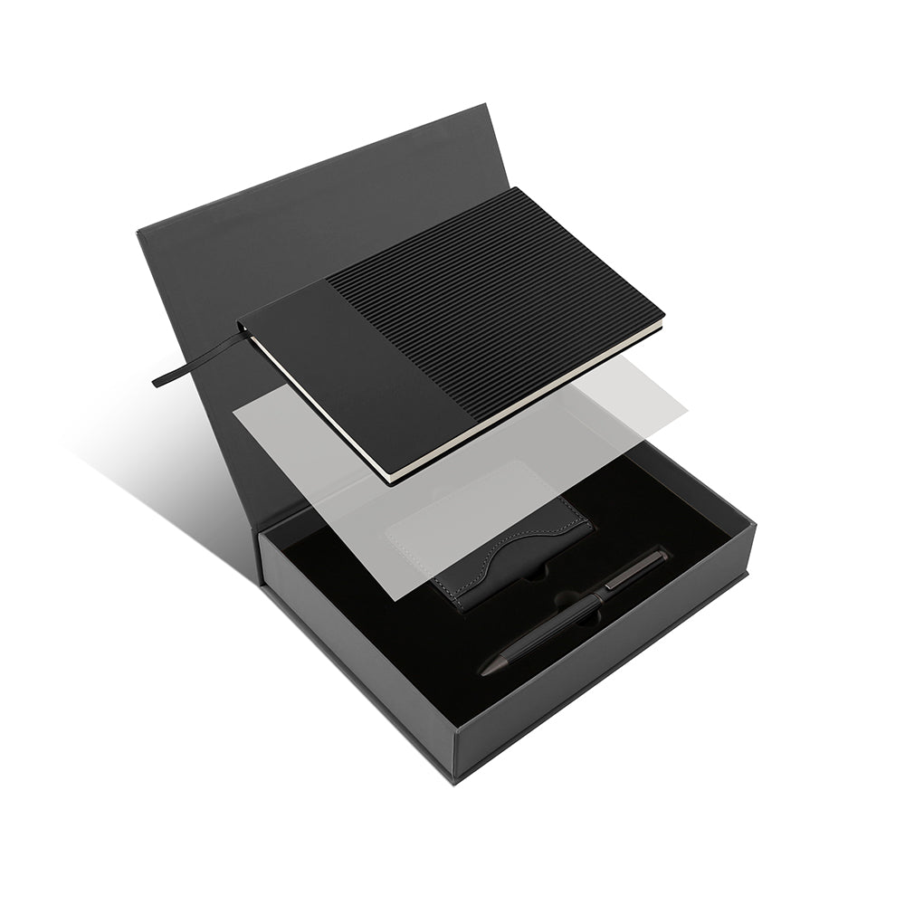 Agenda Pro Set — Executive 4-Piece Notebook Gift Set