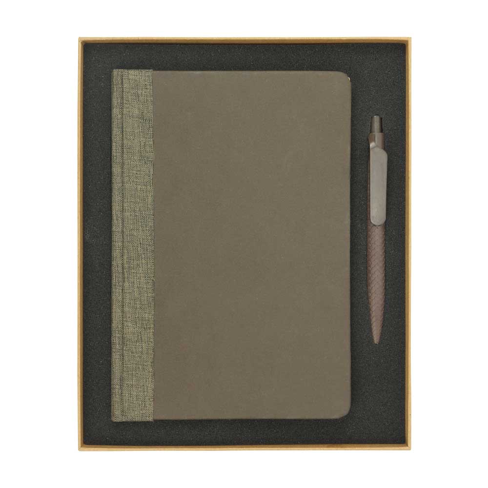 50 Coffee Material A5 Size Notebook and Pen Gift Set