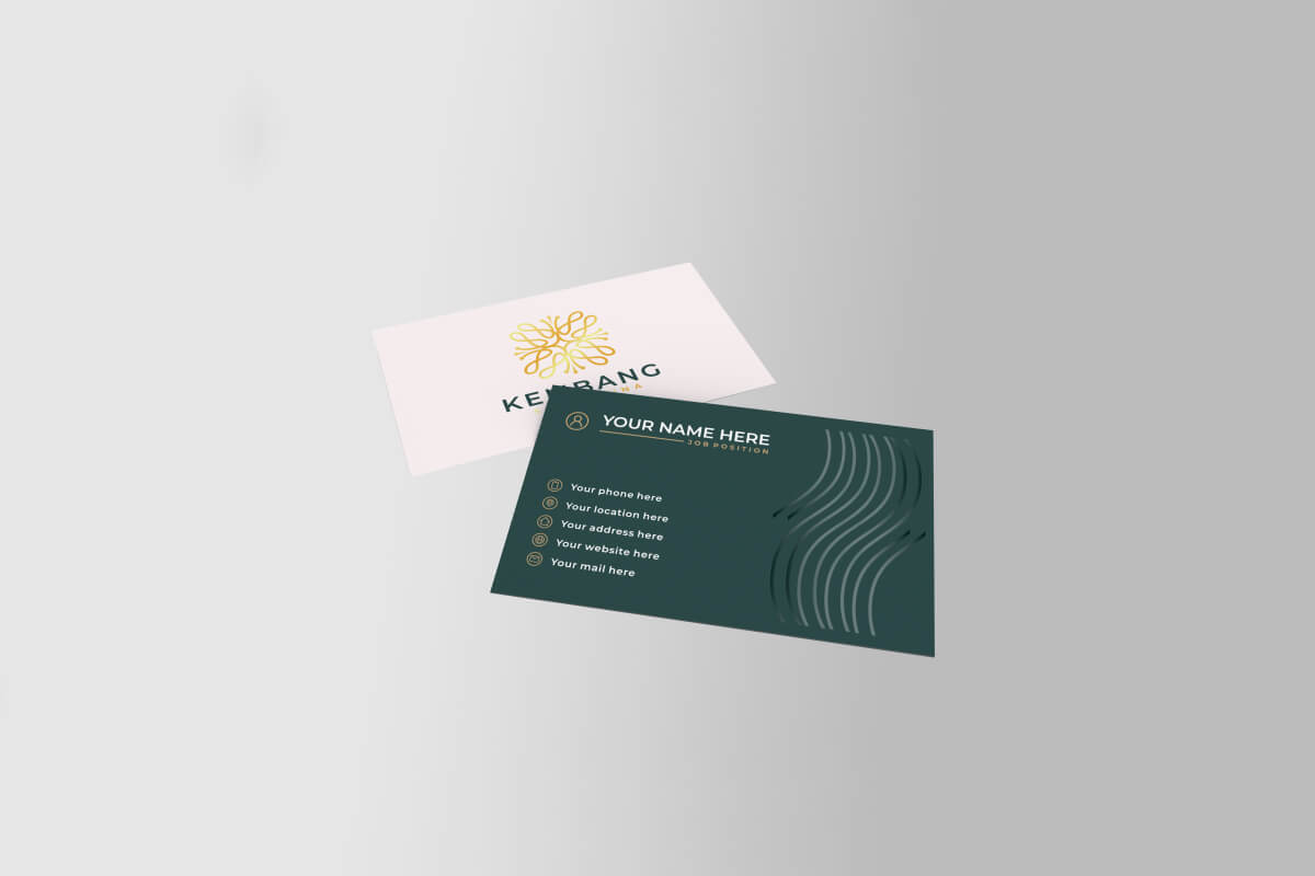 1000 Business Cards Gold Foil Spot UV Matt Lamination 400gsm