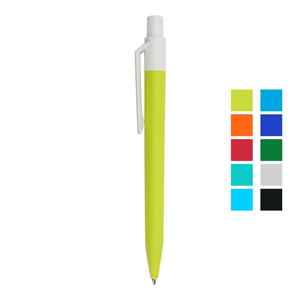 50 MATT Pens with White Clip