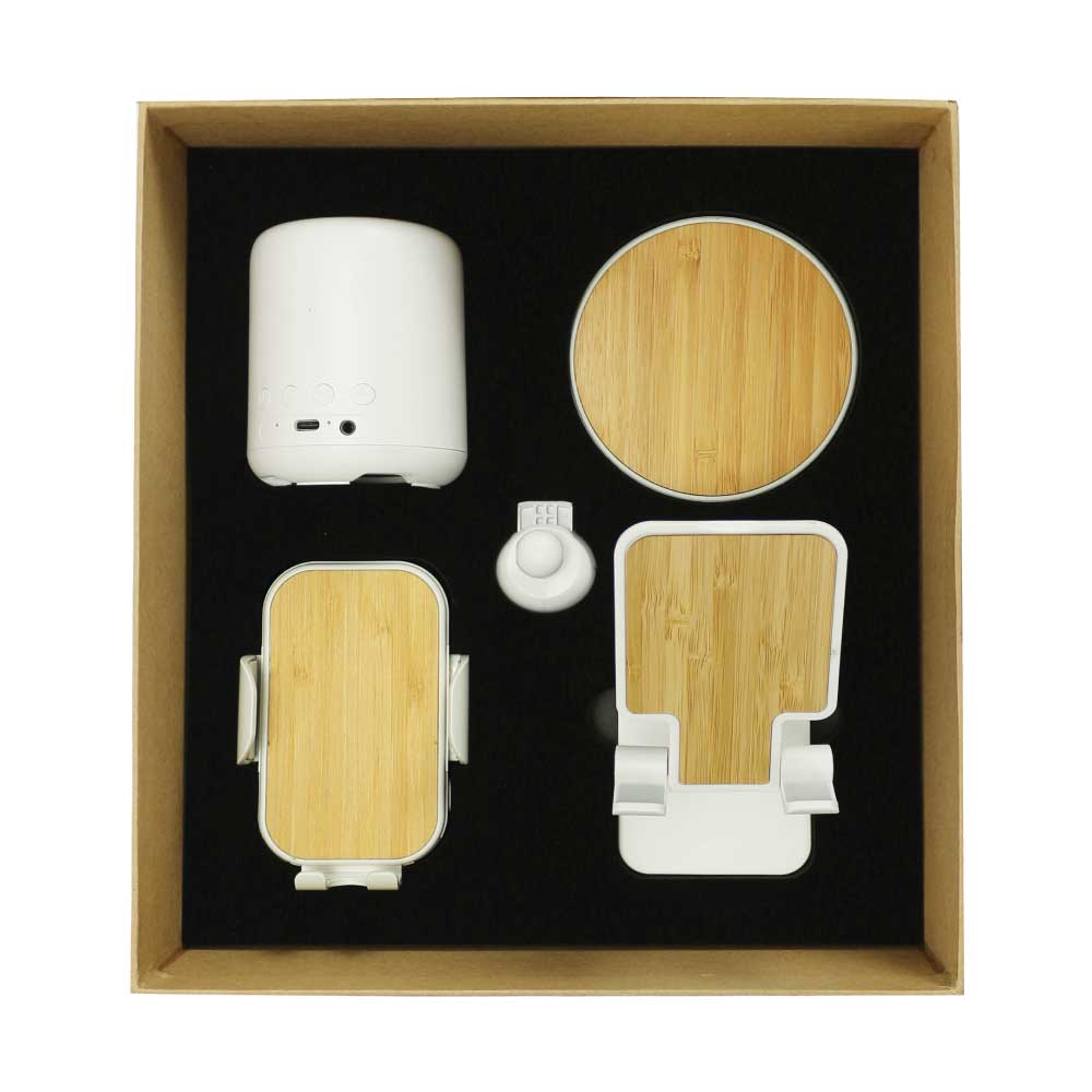 50 Promotional Tech Gift Sets with Brown Cardboard Gift Box