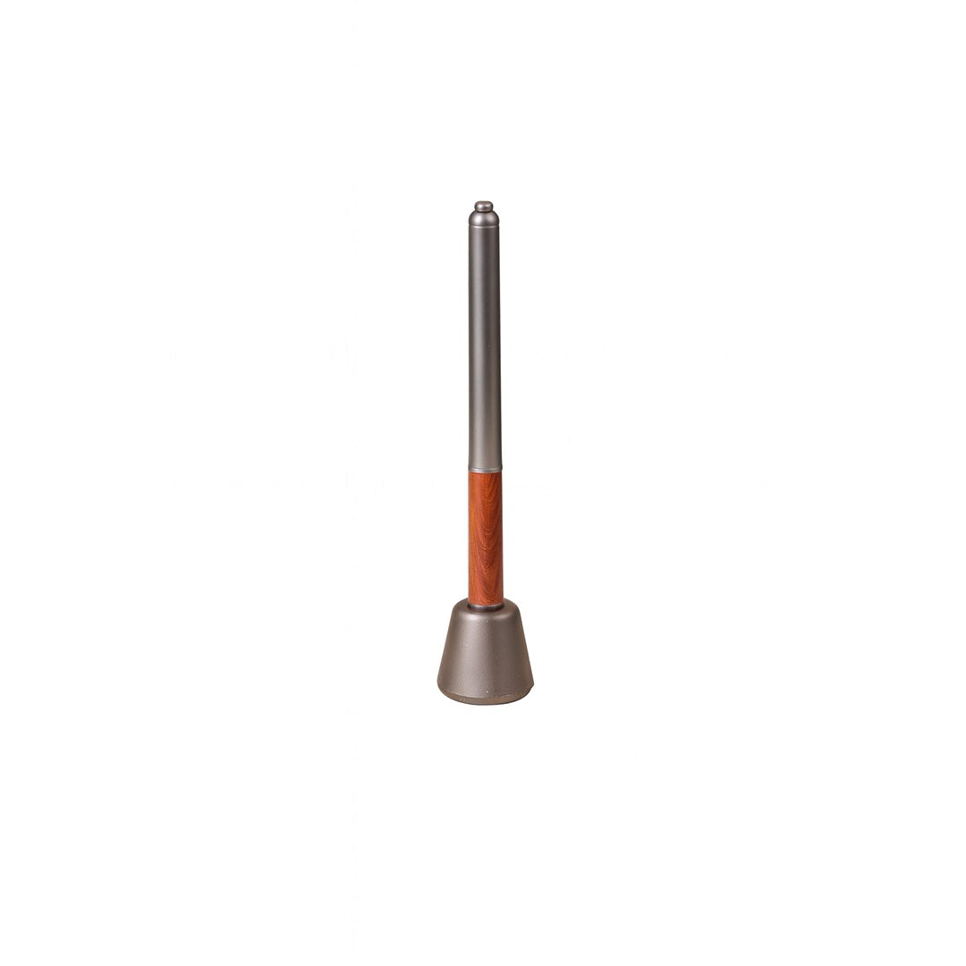 Desk Pen — Luxurious Red Wood & Gun Black Brass Ballpoint Pen