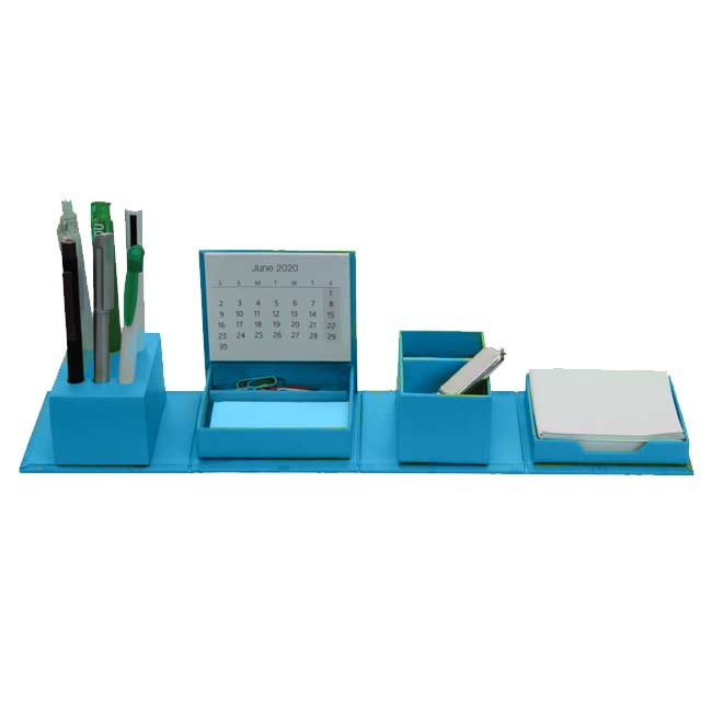 VERNON eco-neutral Desktop Memo Cube - Blue