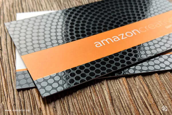 100 Business Cards, Soft Lamination, 3D Spot UV - Digital Printing