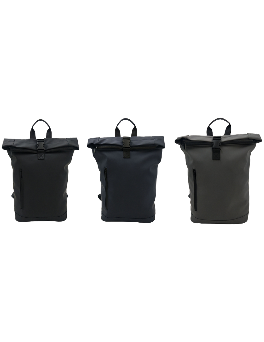 Rolltop Bag — Trendy Waterproof Backpack