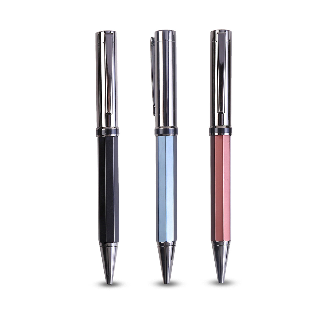 Allure Pen — Luxury Octagon-Sided Twist Ballpoint Pen