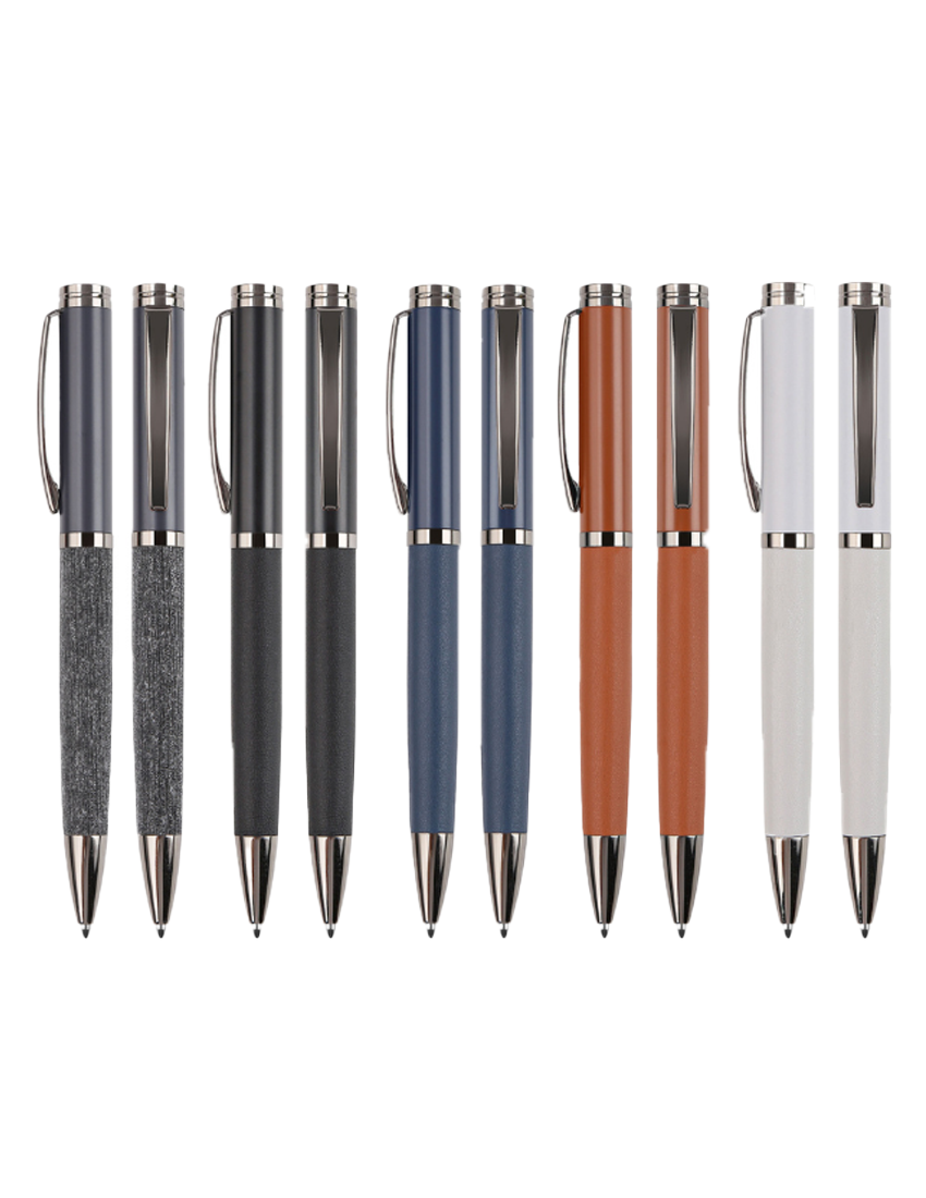 Deluxe Pen — Classy Metal Pen with PU Cover