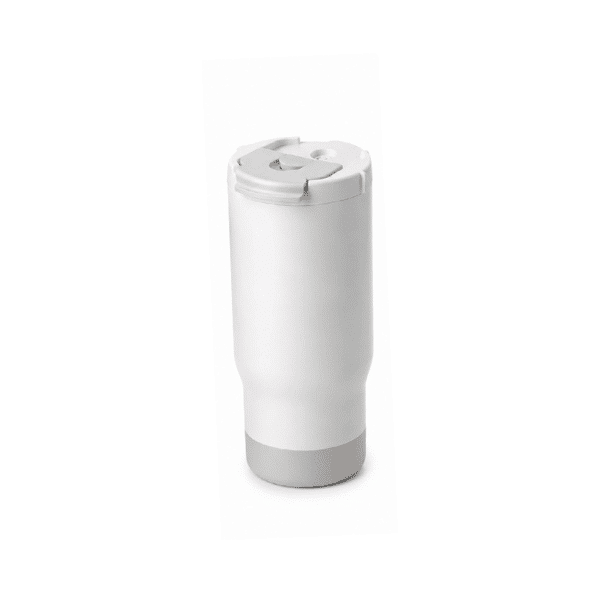 Sipora — 600ml Steel Straw Coffee Mug with Non-Slip Grip