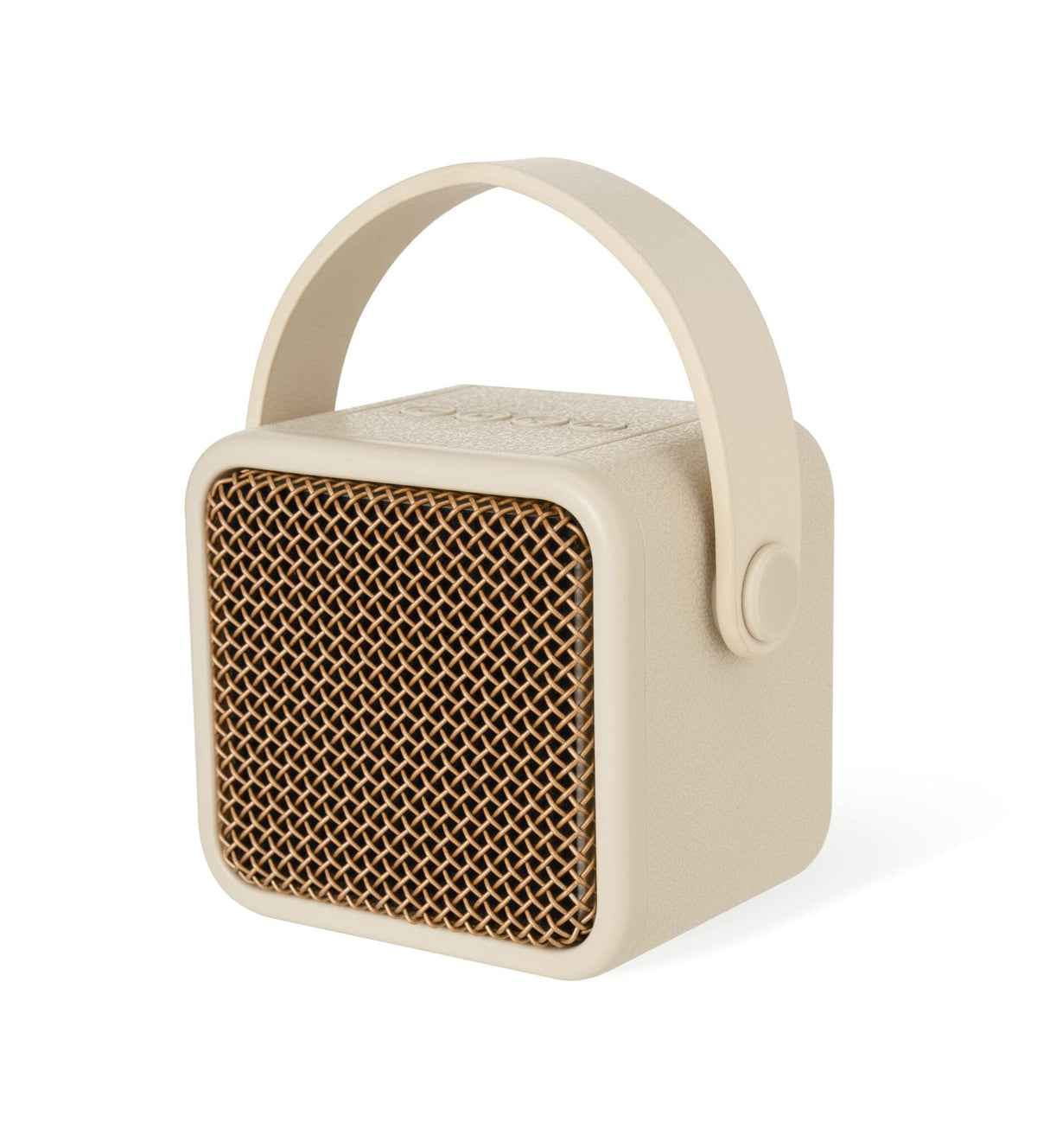 Charm Beige — Portable Bluetooth 5.4 Speaker with Carry Handle