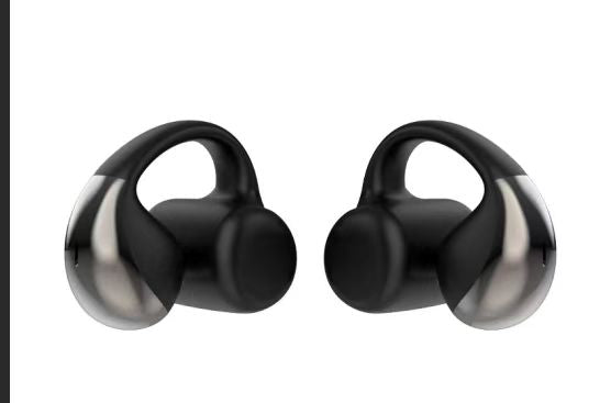 Fitbuds — Clip-On Wireless Earbuds with Type-C Charging Case, Bluetooth 6.0