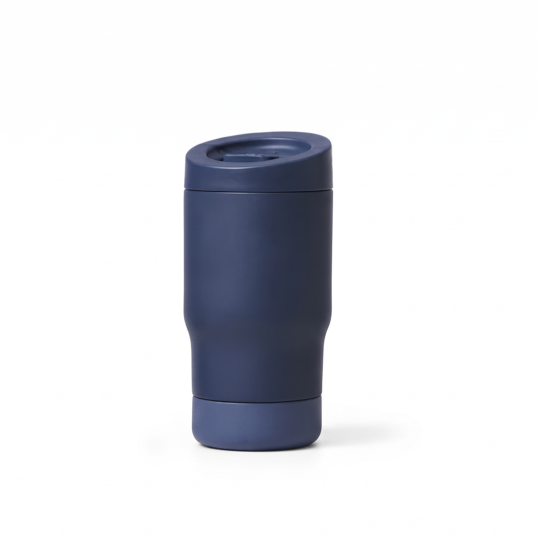 Misk — 420ml Leakproof Travel Coffee Mug, 304 Stainless Steel Interior, Pull-Flip Lid