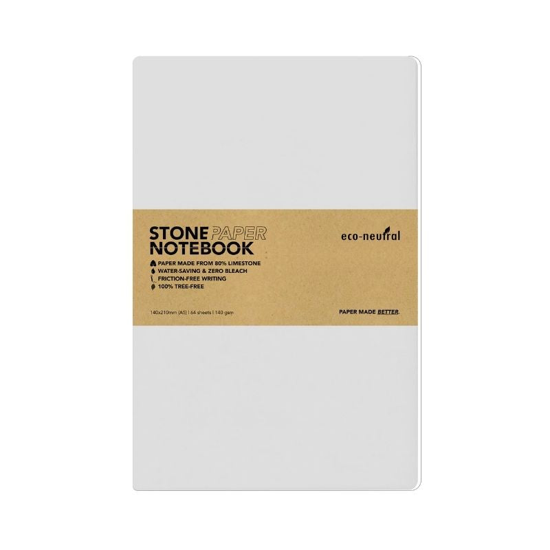 NEYA - eco-neutral Stone Paper Tree-Free Notebook - White — MaxPrint Dubai
