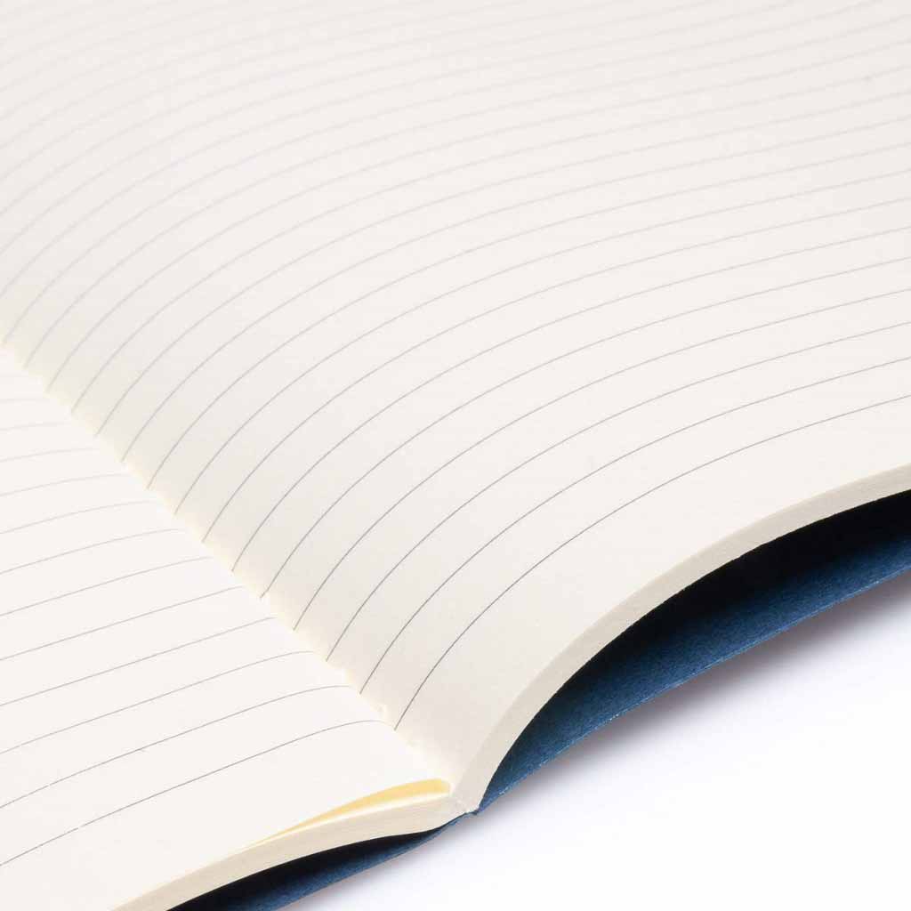 VINICA - eco-neutral A5 Notebook - Navy Blue — view 4 — MaxPrint Dubai