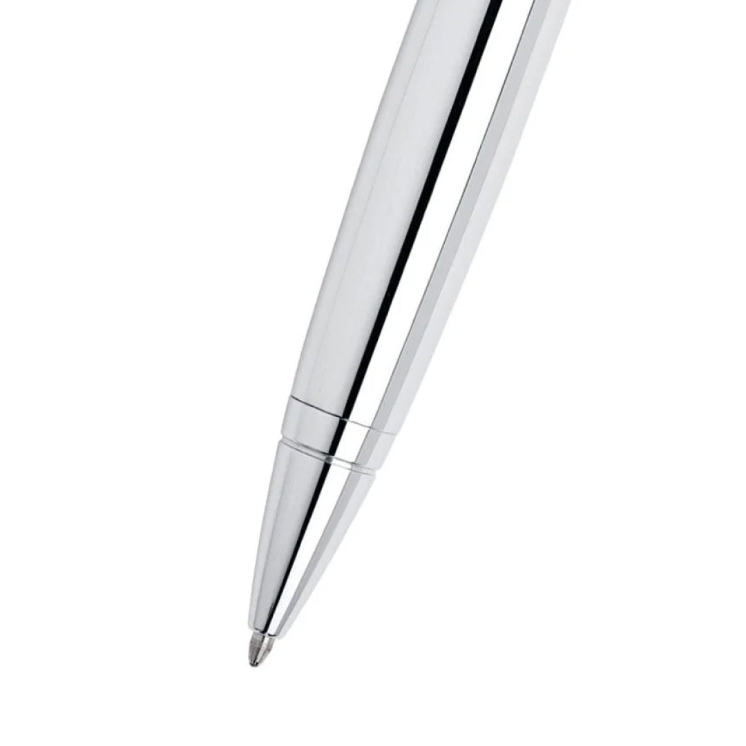 Cross Calais™ Polished Chrome with Polished Chrome Appointments Ballpoint Pen (Blue Ink)