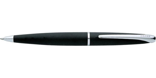 Cross ATX® Basalt Black with Polished Chrome Appointments Ballpoint Pen (Blue Ink)