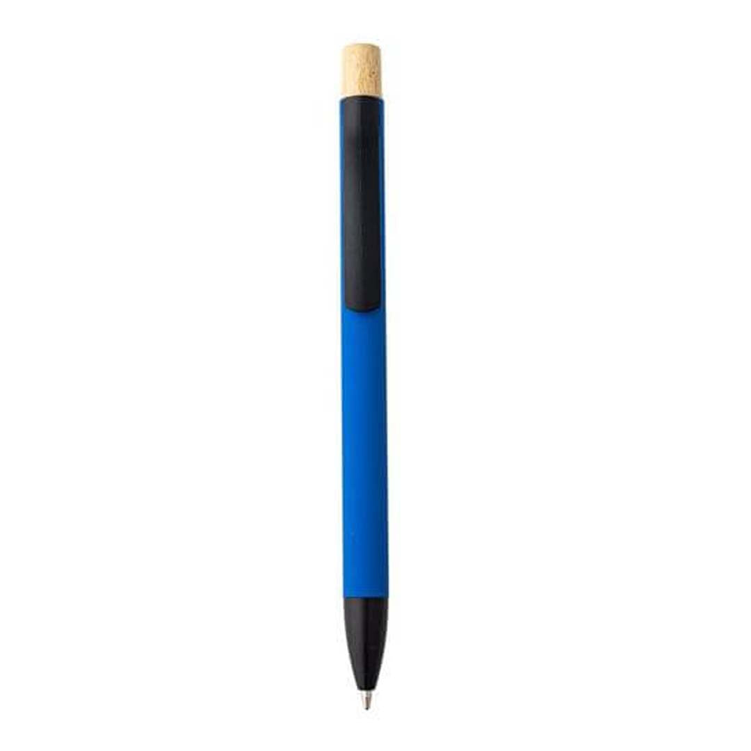 BOLT - Aluminium Push Action Ballpen - Medium Blue