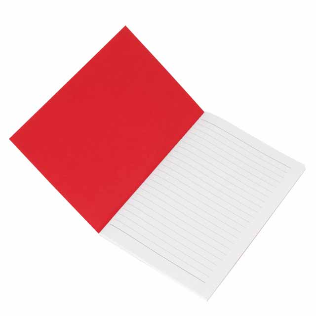 VINICA - eco-neutral A5 Notebook - Red — view 3 — MaxPrint Dubai