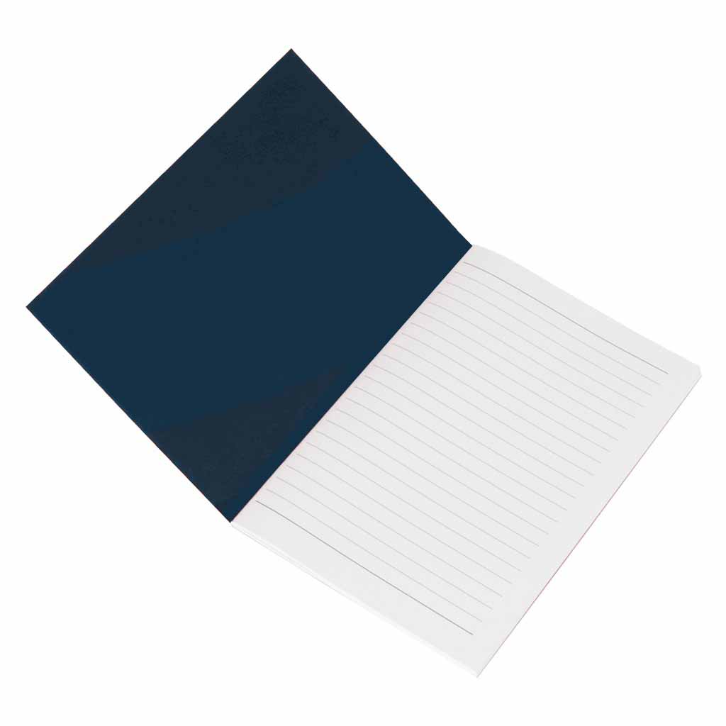 VINICA - eco-neutral A5 Notebook - Navy Blue — view 3 — MaxPrint Dubai