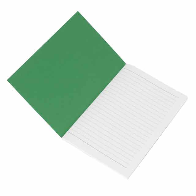 VINICA - eco-neutral A5 Notebook - Green — view 3 — MaxPrint Dubai