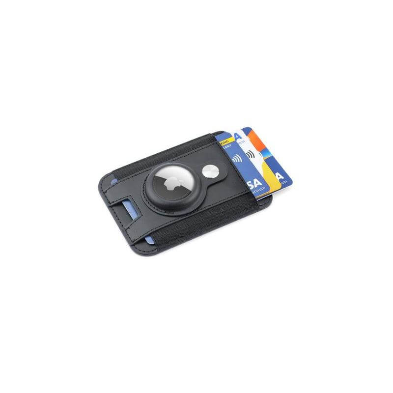 MARZ - Santhome® Magnetic Phone Cardholder with Santhome Tag Pocket - Black