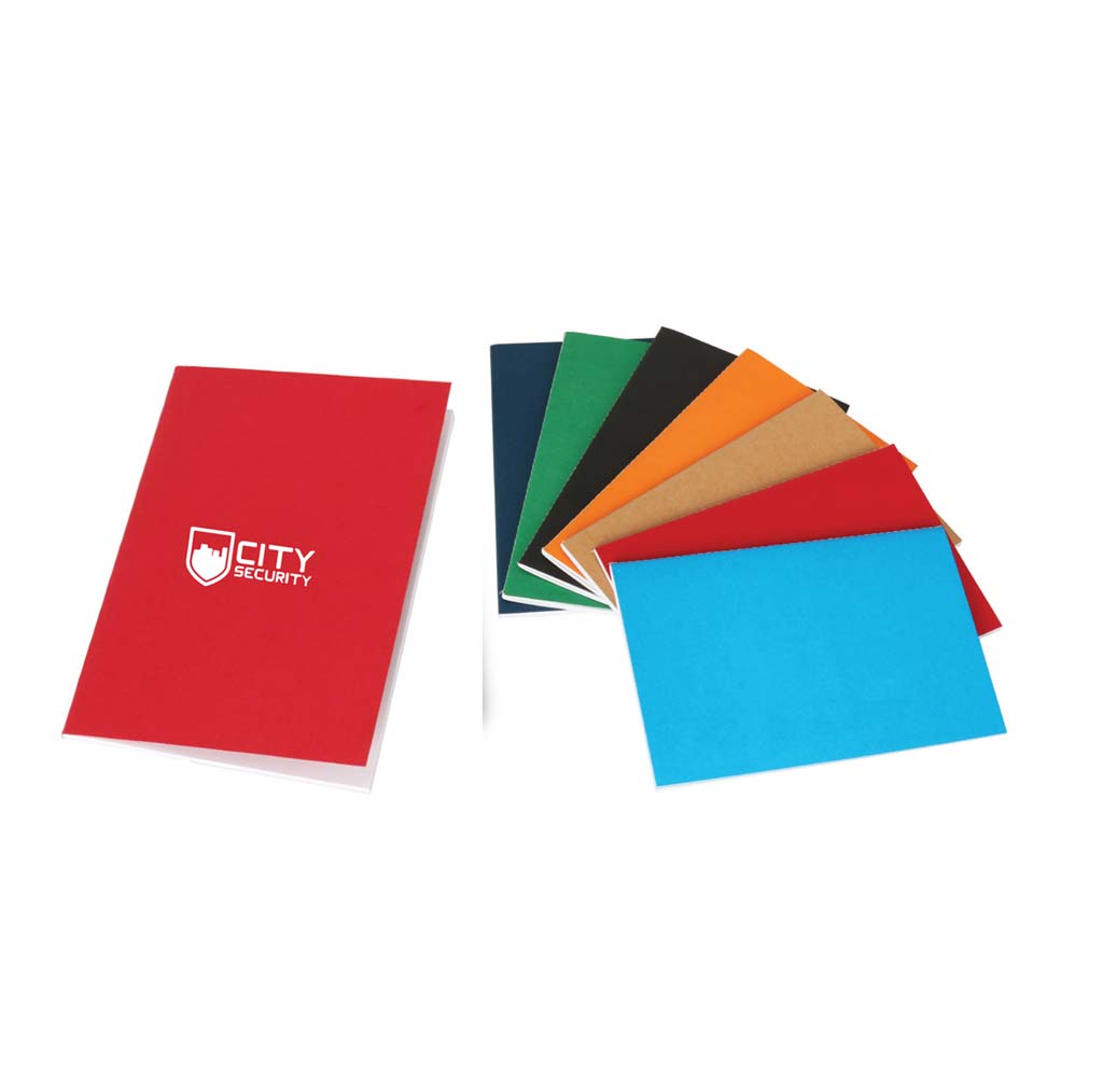 VINICA - eco-neutral A5 Notebook - Navy Blue — view 5 — MaxPrint Dubai