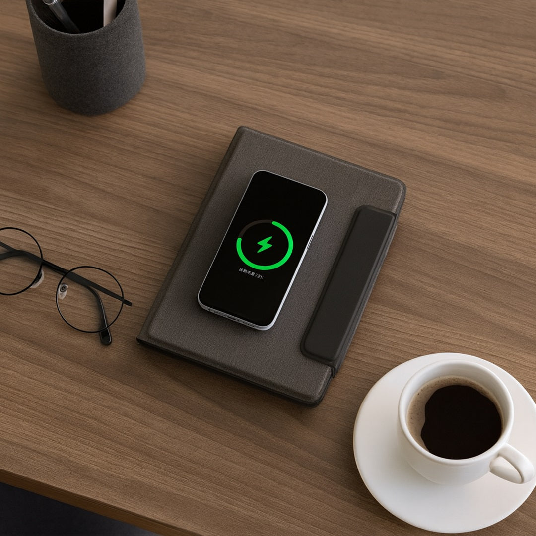 Flapnote Power — Elegant PU Notebook
