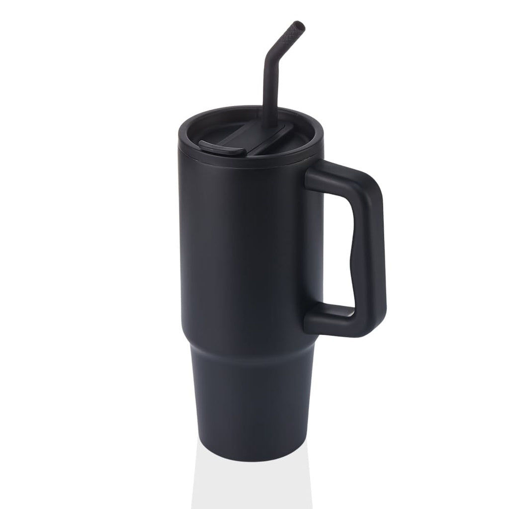BERN Recycled Stainless Steel Tumbler with Reusable Straw